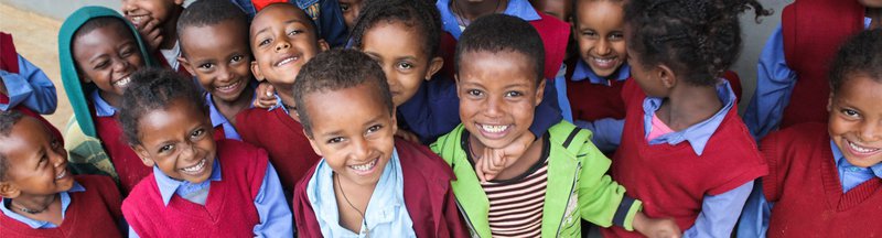 Students of Hidassie School, Addis Ababa